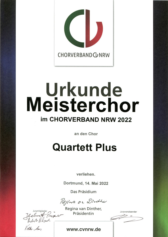 20220616 Urkunde Meisterchor
