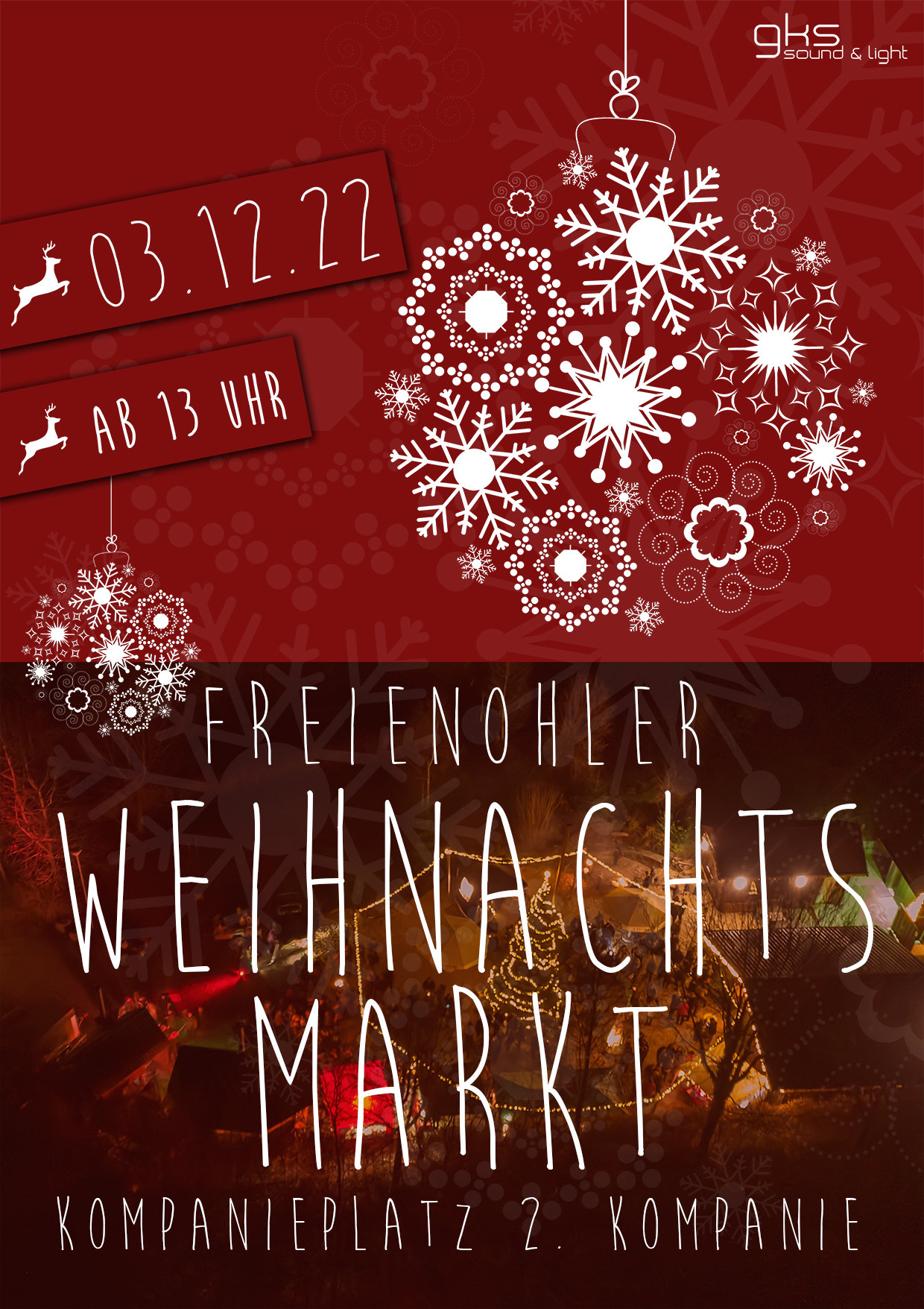 Plakat Weihnachtsmarkt 2022