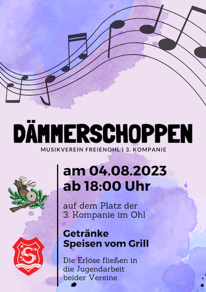 20230715 Daemmerschoppen MV 3 Kompanie