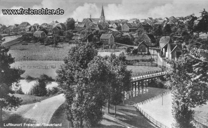 Freienohl mit Langelbrücke ca. 1935