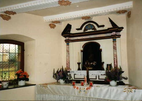 Der Altar der Plastenbergkapelle