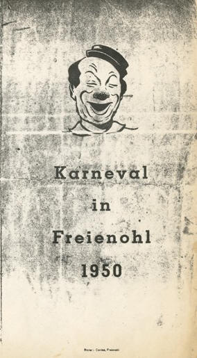 Karneval in Freienohl 1950