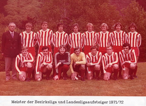TuRa’s  erfolgreichstes Fußball-Team - Meister der Bezirksliga und Landesligaaufseiger 1971/72